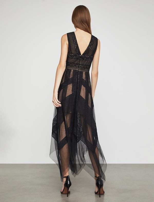 BCBGMAXAZRIA Black lace dress