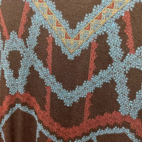 Multi print shirt NWT BCBGMaxAzria