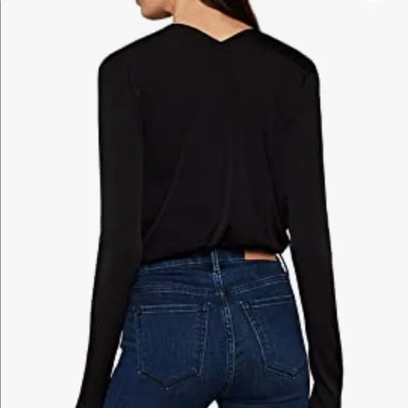 Layered Ribbed Bodysuit NWT BCBGMaxAzria