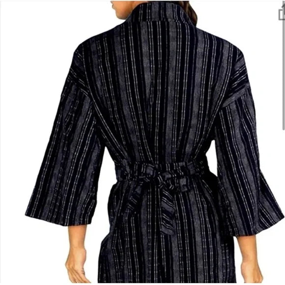 BCBG Womens Navy Topper Midi Office Jacket Blazer
