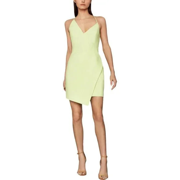 Lime green cocktail dress Boutique BCBGMaxAzria